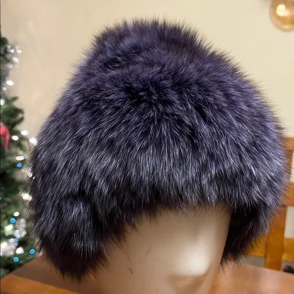 Elegant Purple Fur Hat Purple Faux Fur Bucket Hat-festival Hat-floppy Hat-fur Hat  main image 4